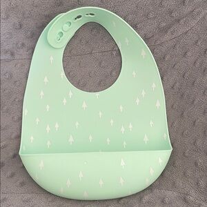 Mint Green Silicone Baby Bib
